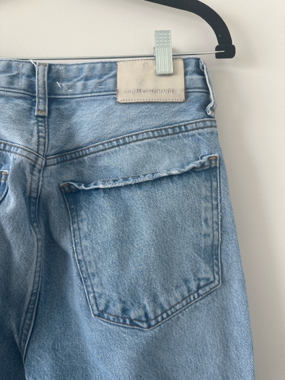 Citizens Of Humanity Zurie Jeans Straight Leg Light Wash High Rise Size 27 - Picture 10 of 16